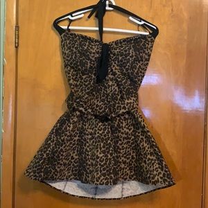 Stop Staring leopard swimsuit 1X